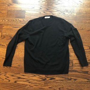 Everlane Black Cashmere Crew